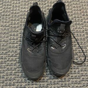 Nike Air Huarache Drift Shoes Mens 10 Running Sneakers Triple Black